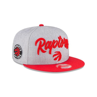 Toronto Raptors Gorra | New Era Official NBA Draft 9fifty Snapback Cap Mexico - Grises